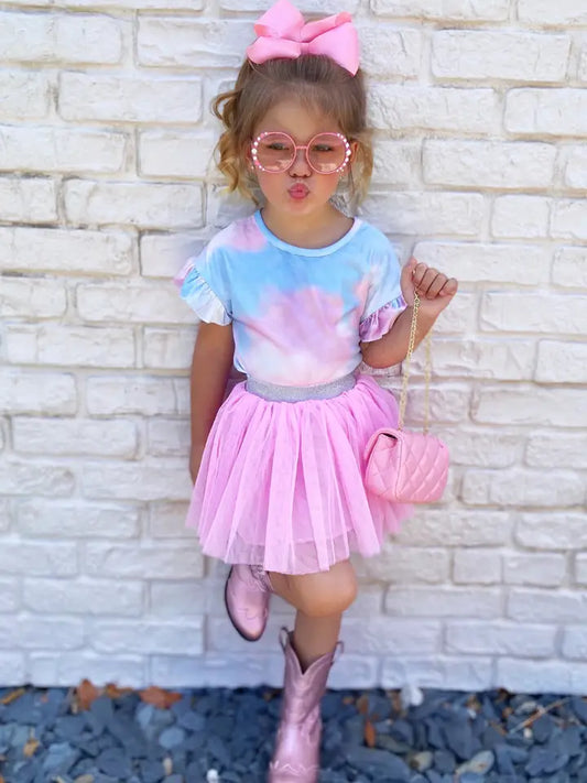 Cotton Candy Tutu Skirt Set