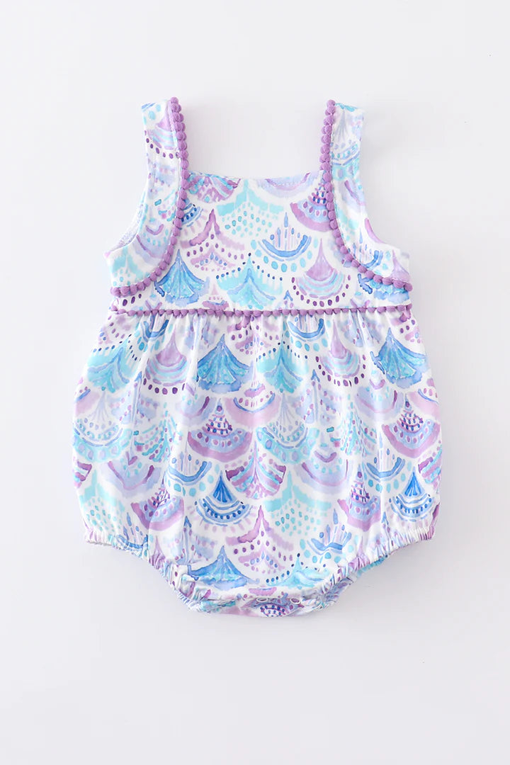 Mermaid Scales Baby Romper
