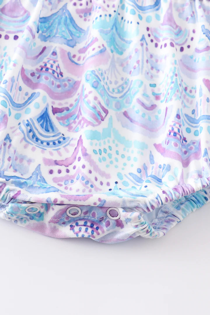 Mermaid Scales Baby Romper