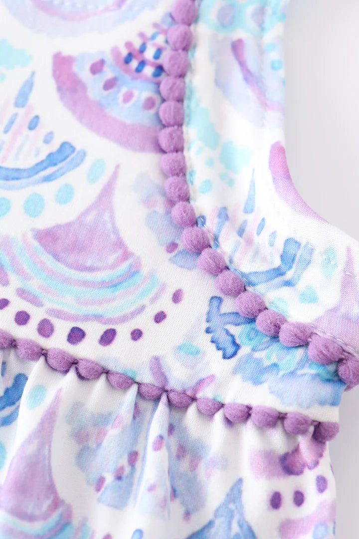 Mermaid Scales Baby Romper