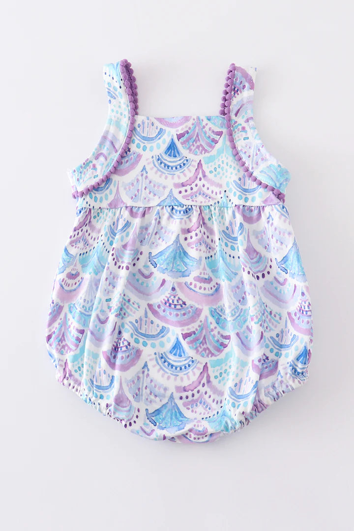 Mermaid Scales Baby Romper