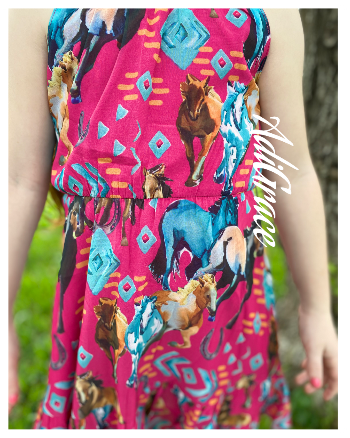 Running Wild with the Horses Dress