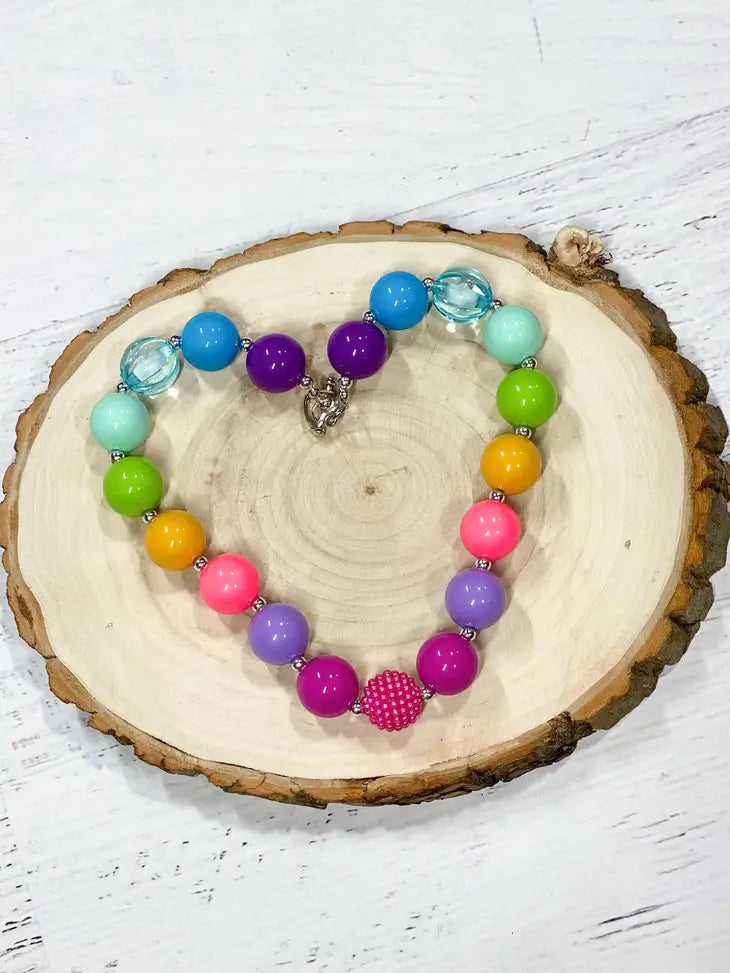 Bright Colors Bubble Gum Necklace