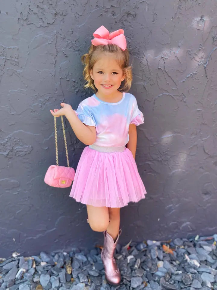 Cotton Candy Tutu Skirt Set