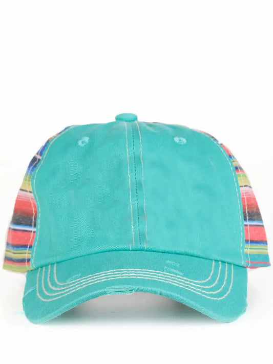 Turquoise and Serape Cap- Toddler