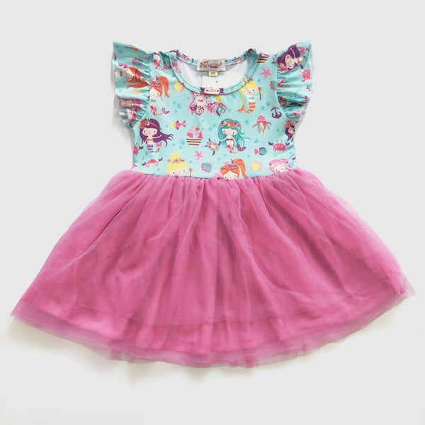 Mermaid Tutu Dress-Baby Sizes Only