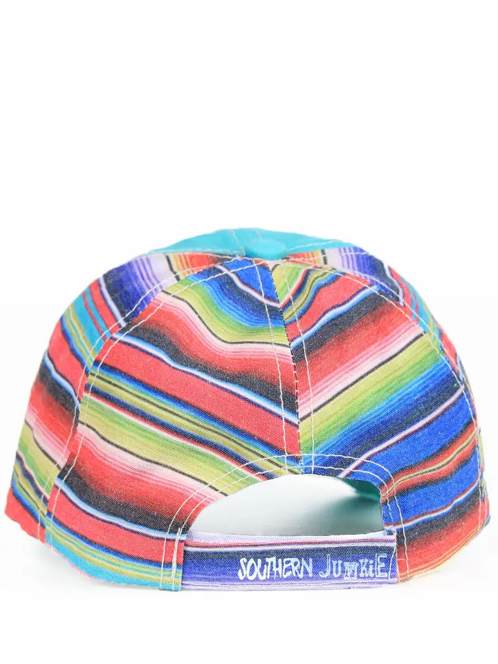 Turquoise and Serape Cap- Toddler