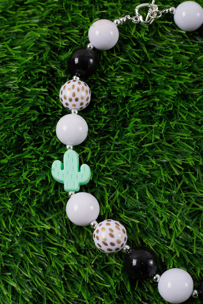 Cactus Bubble Gum Necklace