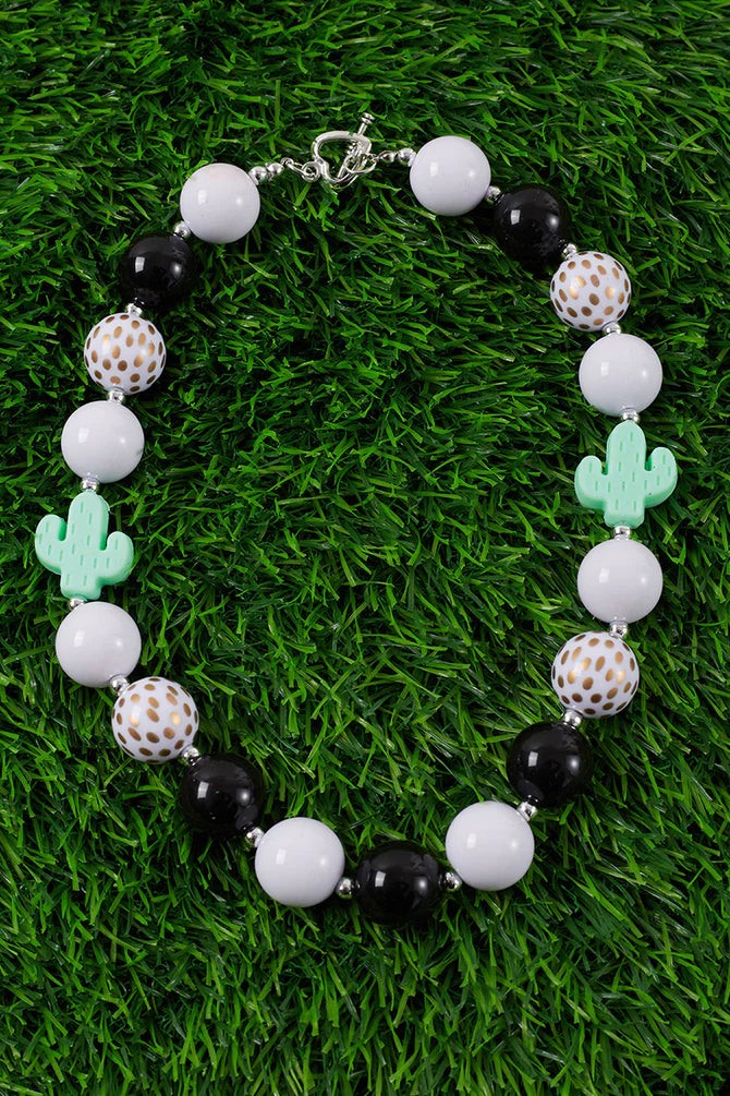 Cactus Bubble Gum Necklace