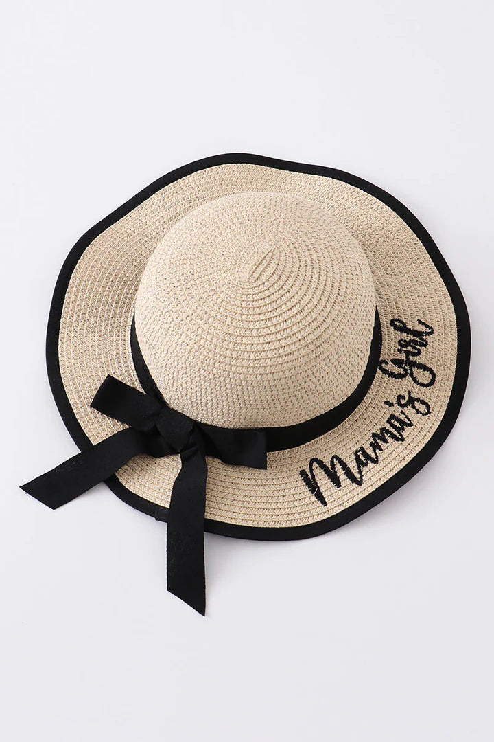 Mama's Girl Black trim hat