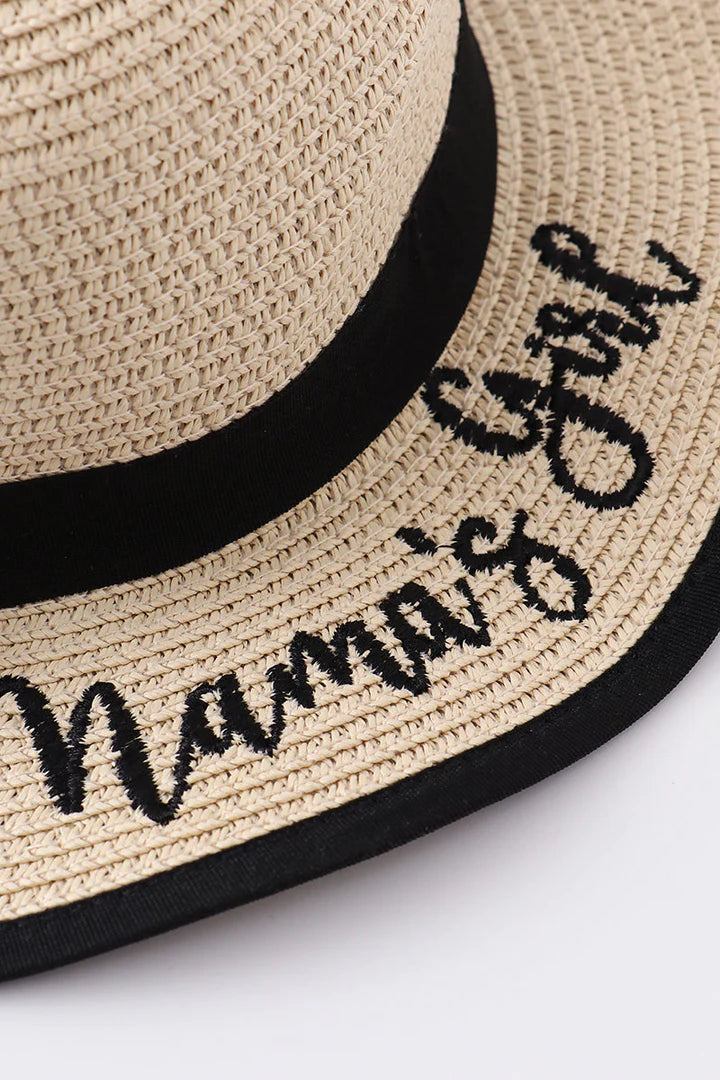 Mama's Girl Black trim hat