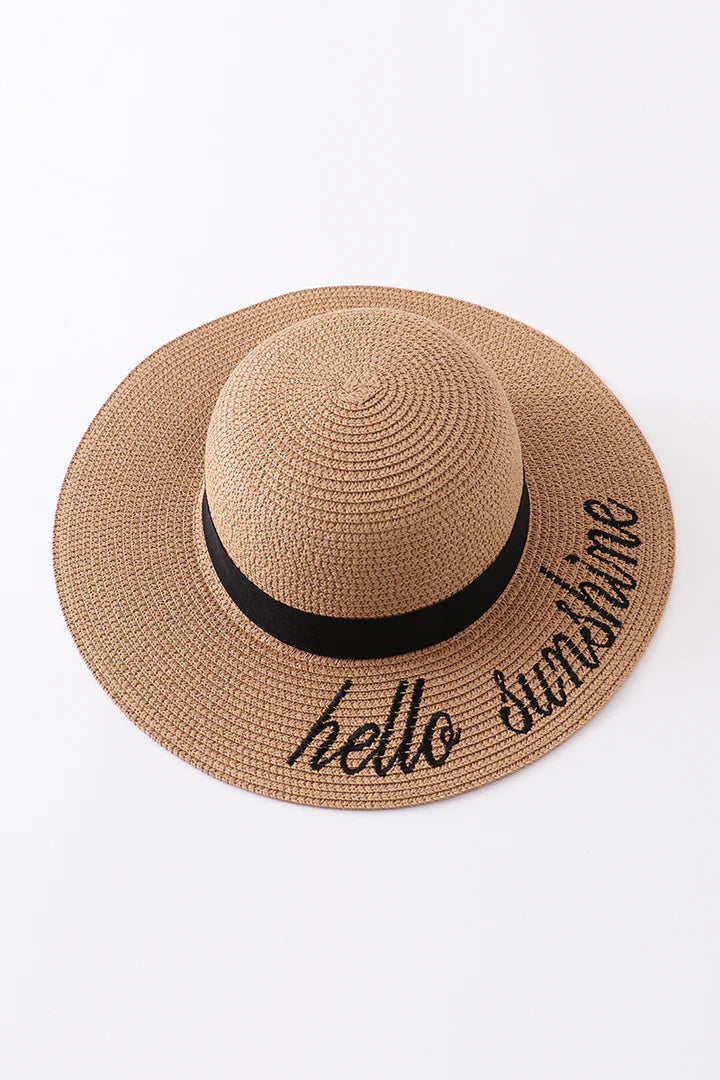 Hello Sunshine Mom and Me Hat- Adult