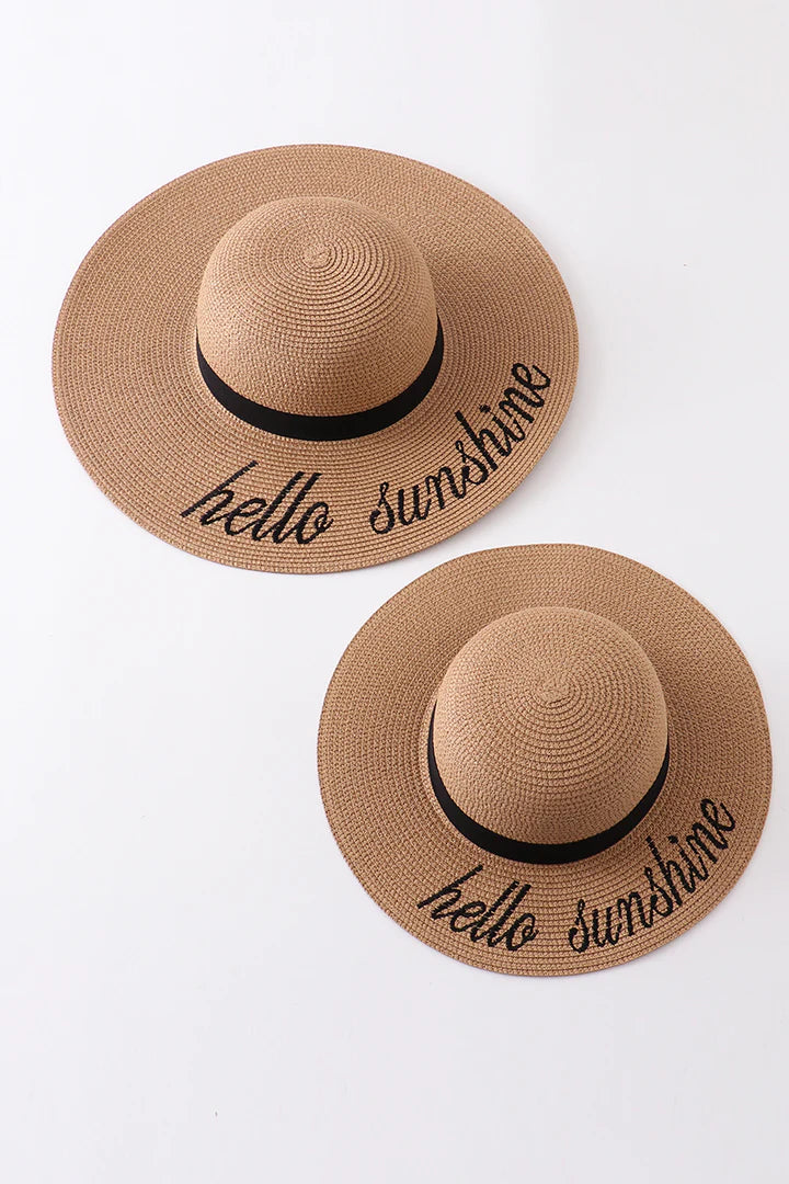 Hello Sunshine Mom and Me Hat- Adult