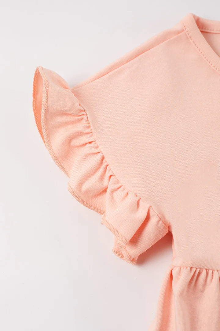 Pink Ruffle Tiered Dress