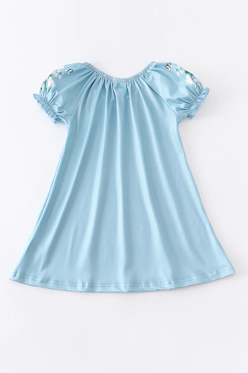 Blue Floral Dress