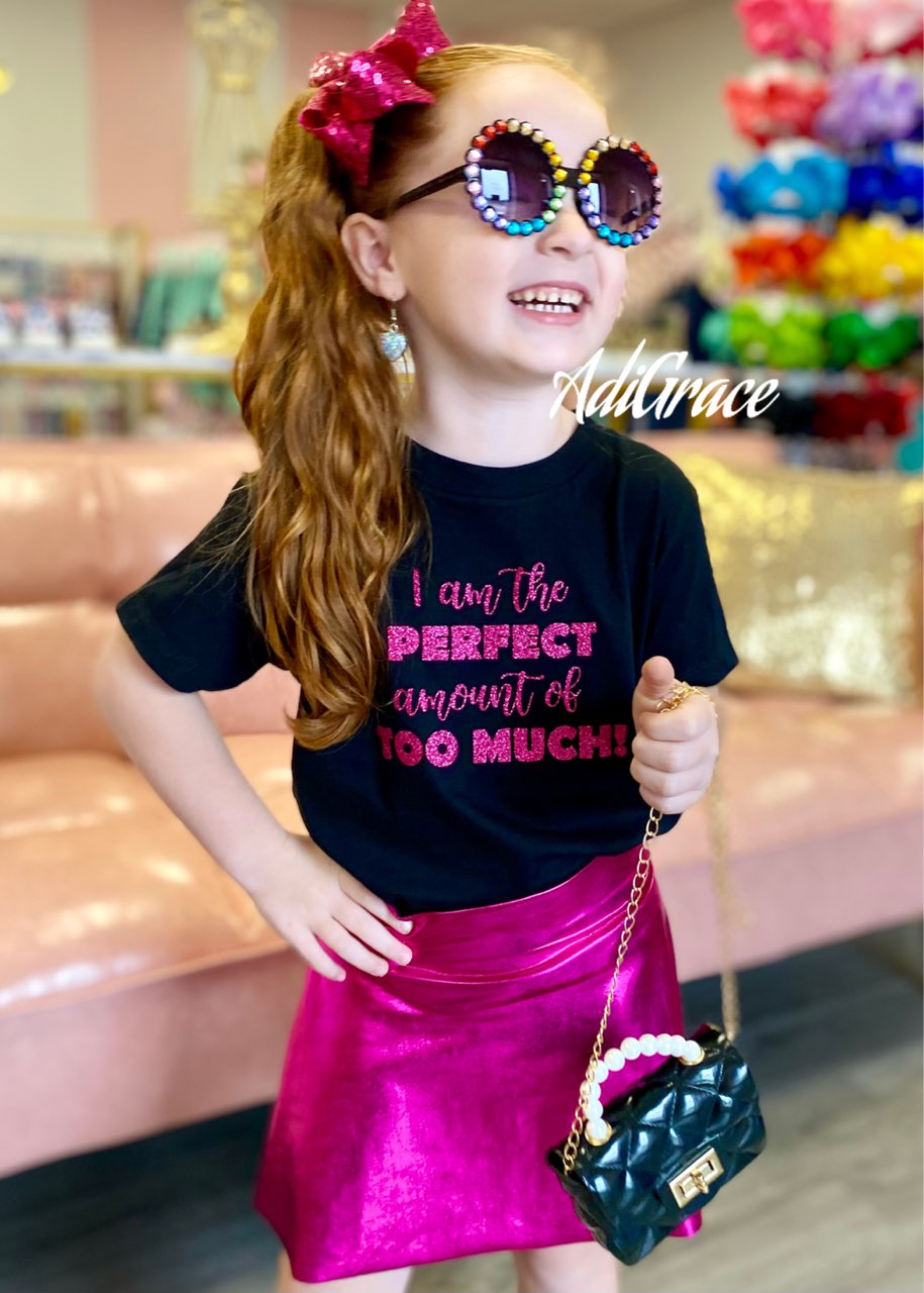 Pink Metallic Skirt