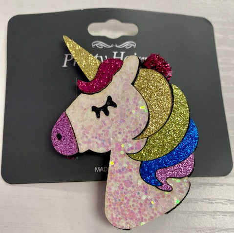 Unicorn Hair clips