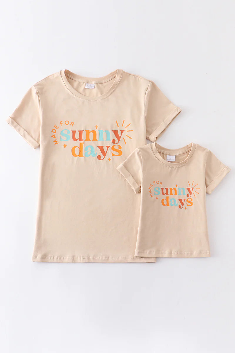 Mom and Me Sunny Days Tee - Girls