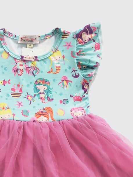 Mermaid Tutu Dress-Baby Sizes Only