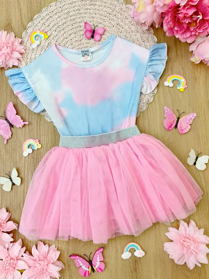 Cotton Candy Tutu Skirt Set