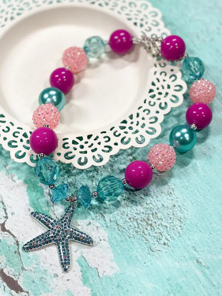 Starfish Bubble Gum Necklace