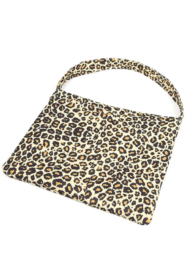 Leopard Print Beach Towel Bag