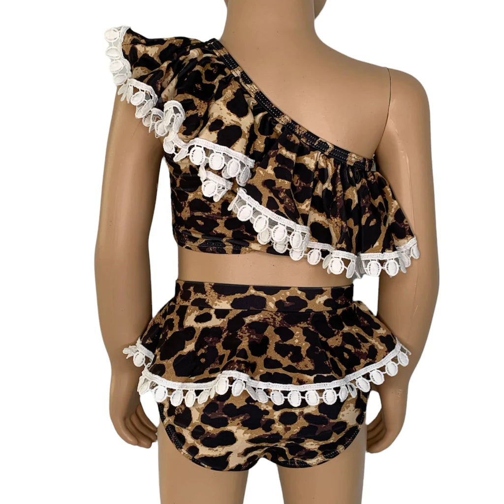 Leopard Off Shoulder Bikini