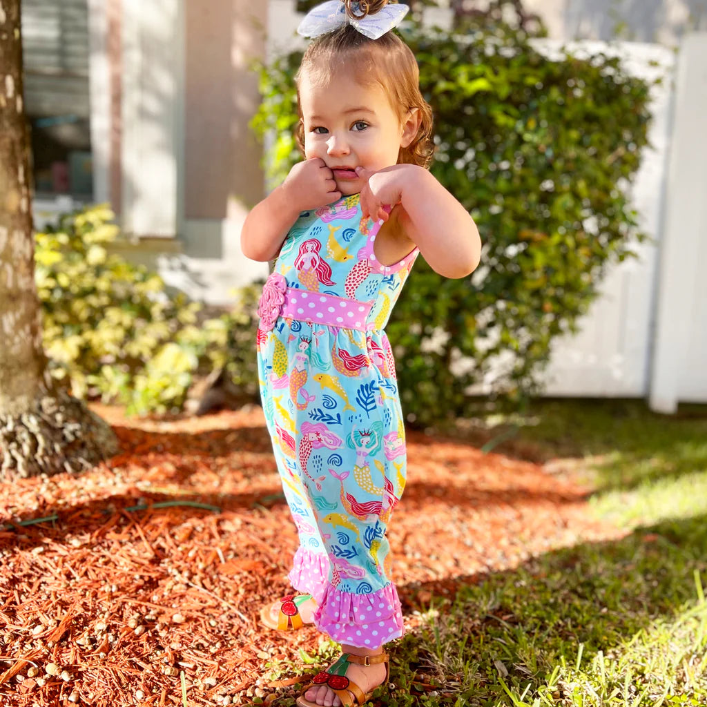 Baby Girls Mermaid Romper