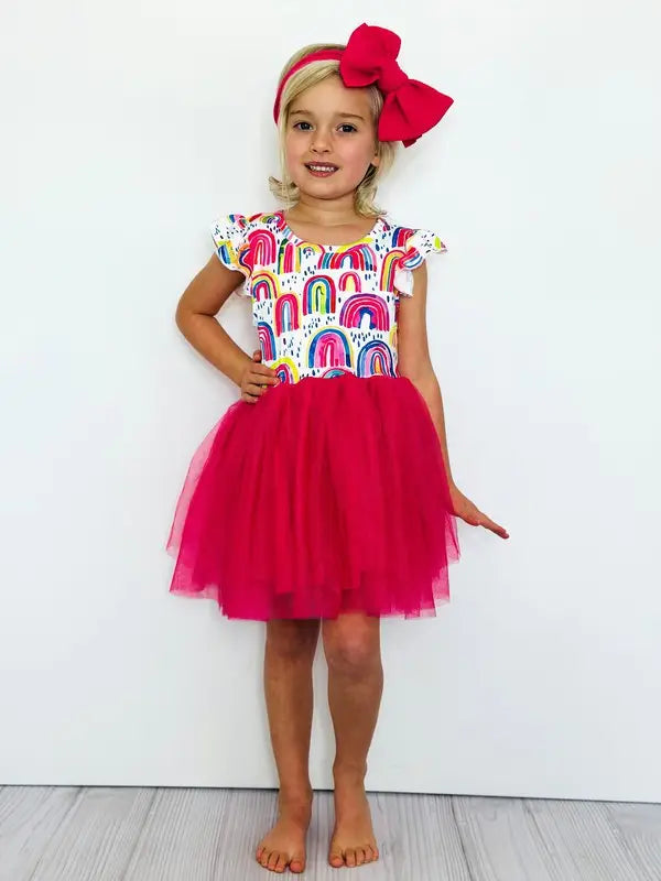 Rainbow Tutu Dress