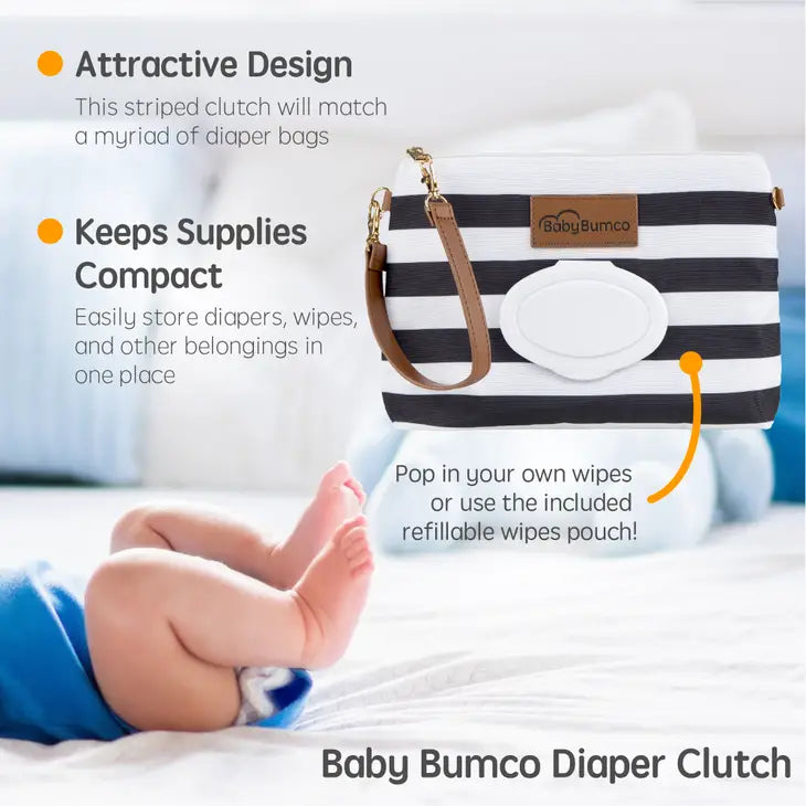 Bumco Diaper Clutch - Multiple Color Options
