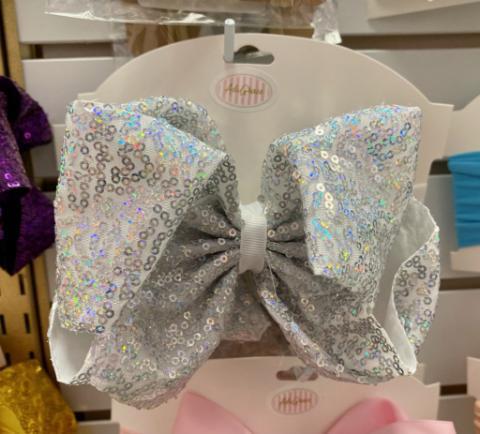 Baby Headband with 6" Double Stacked Sequin Bow