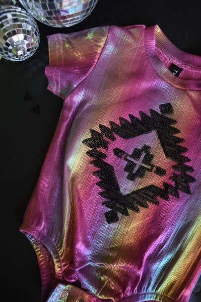 Metallic Aztec Onesie