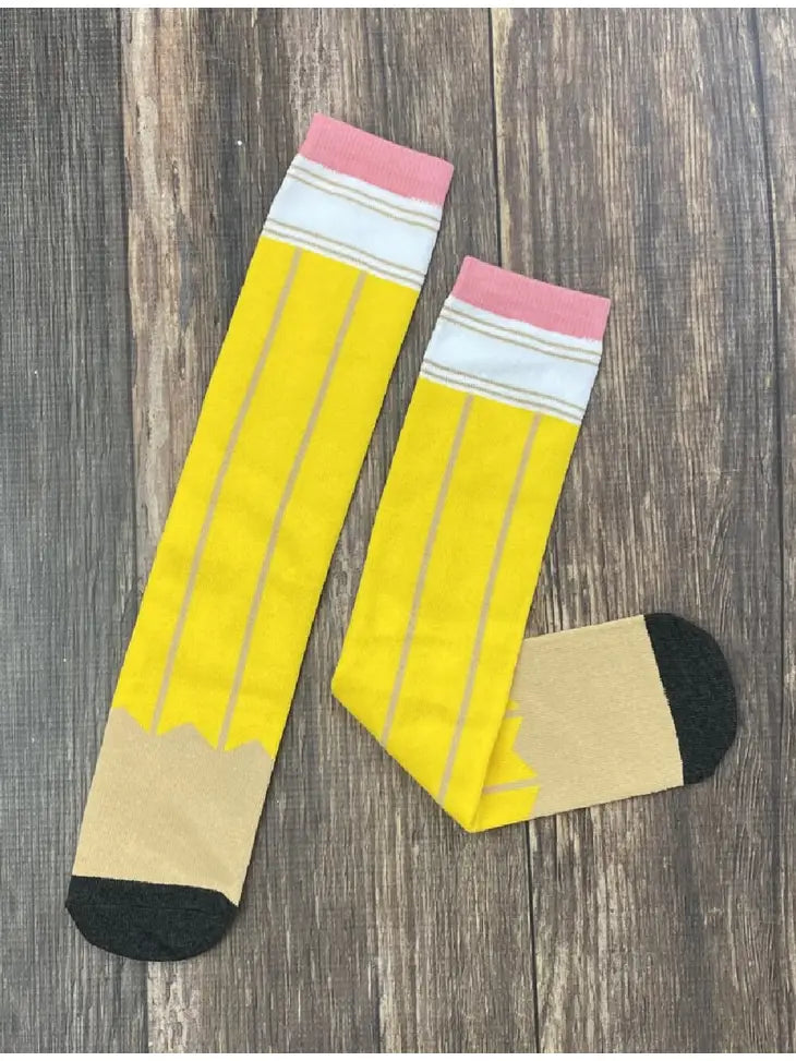 Pencil Tube Socks