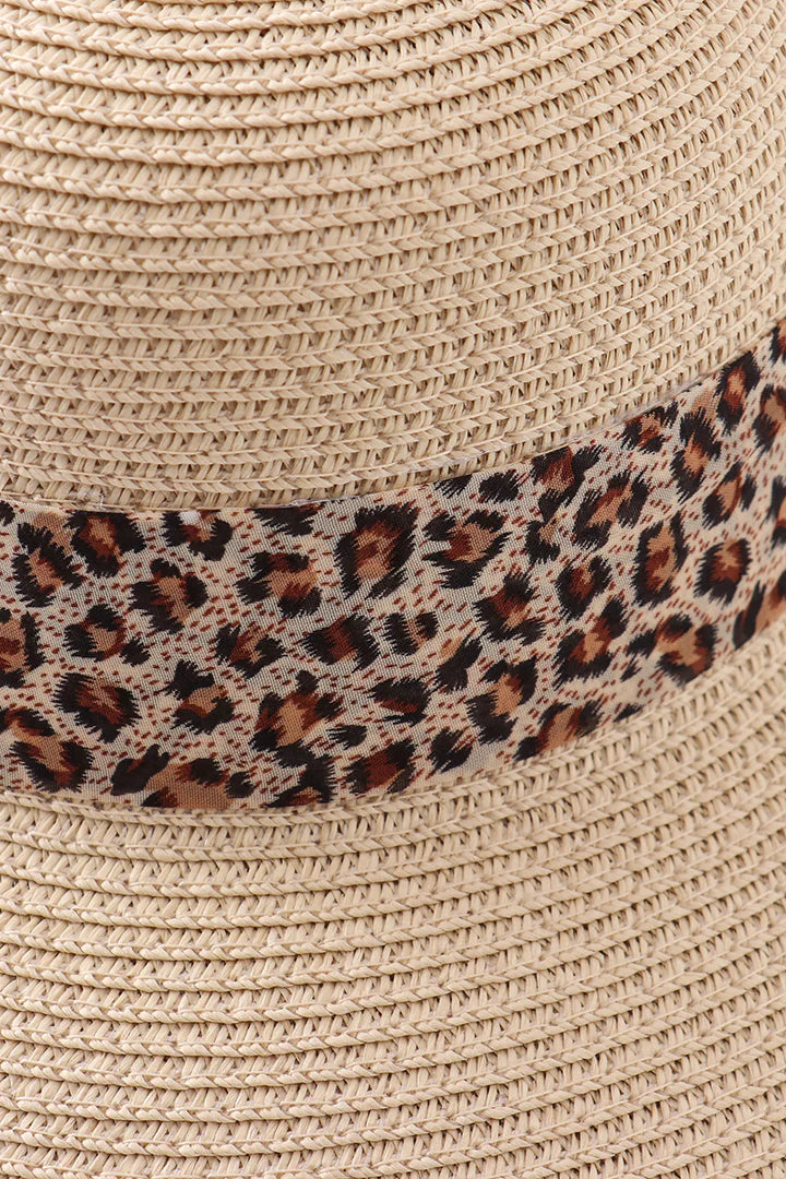 Cream Colored Leopard Mom and Me Hat- Kids