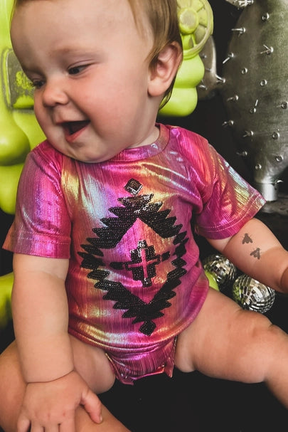 Metallic Aztec Onesie