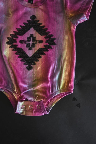 Metallic Aztec Onesie