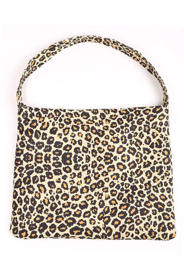 Leopard Print Beach Towel Bag