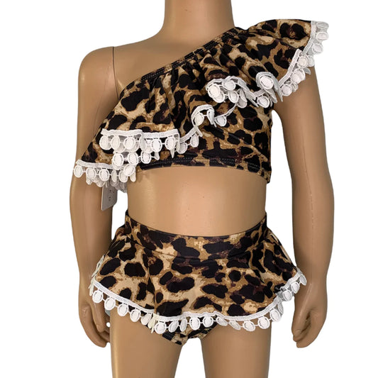 Leopard Off Shoulder Bikini