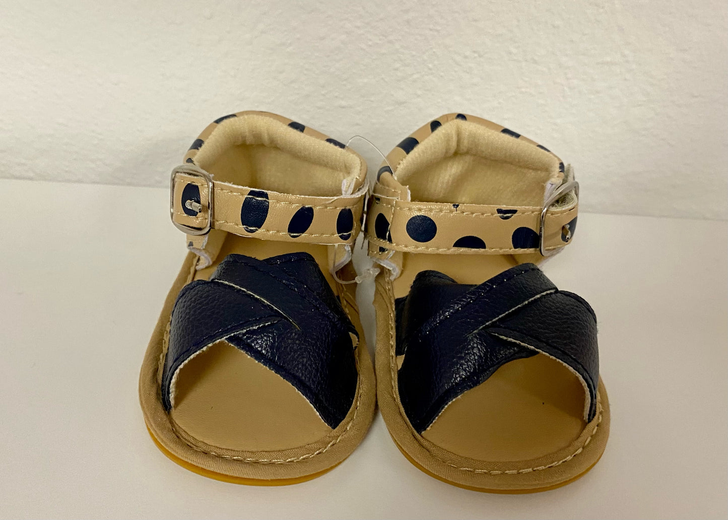 Blue/Tan Baby Sandal