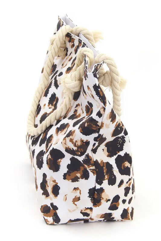 Leopard Beach Bag